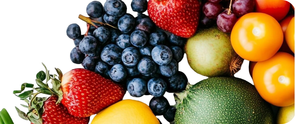 Fruits dans un sac en papier